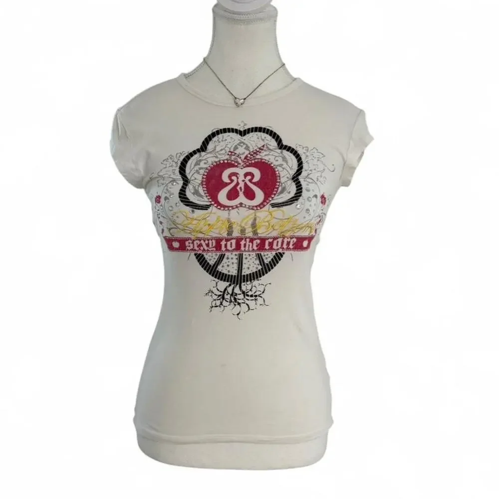 Vintage Apple Bottoms Sexy Core Mcbling Iconic Short Sleeve Cotton Baby Size S - Picture 1 of 6